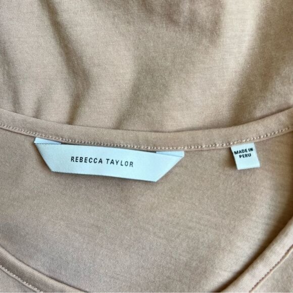 Rebecca Taylor Keyhole Sleeve Knit Top - M - Picture 6 of 7